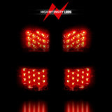 Feux arrière à LED ANZO 2000-2006 Chevrolet Suburban Rouge/Clair