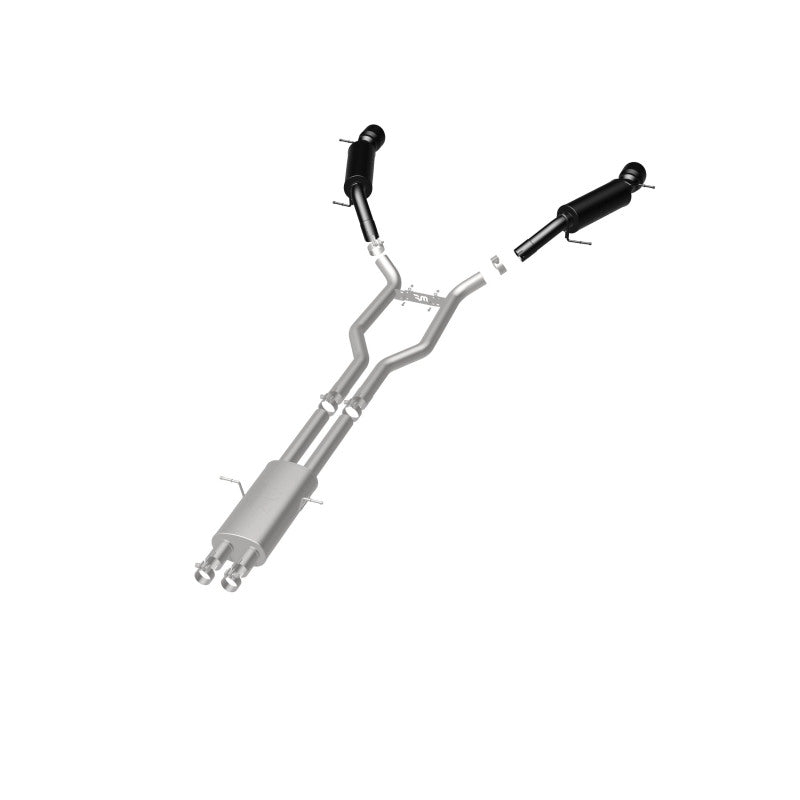 Cat-Back MagnaFlow 15-16 Land Rover Ranger Rover V6 SS 2,5 pouces Sortie arrière double divisée 4,5 pouces Embouts noirs