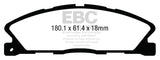 Plaquettes de frein avant Redstuff EBC 13+ pour Ford Taurus 3.5 Twin Turbo SHO