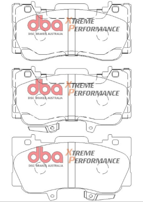 Plaquettes de frein avant DBA 15-19 Ford Mustang GT (sans pack Performance/rotor avant 352 mm) XP Performance