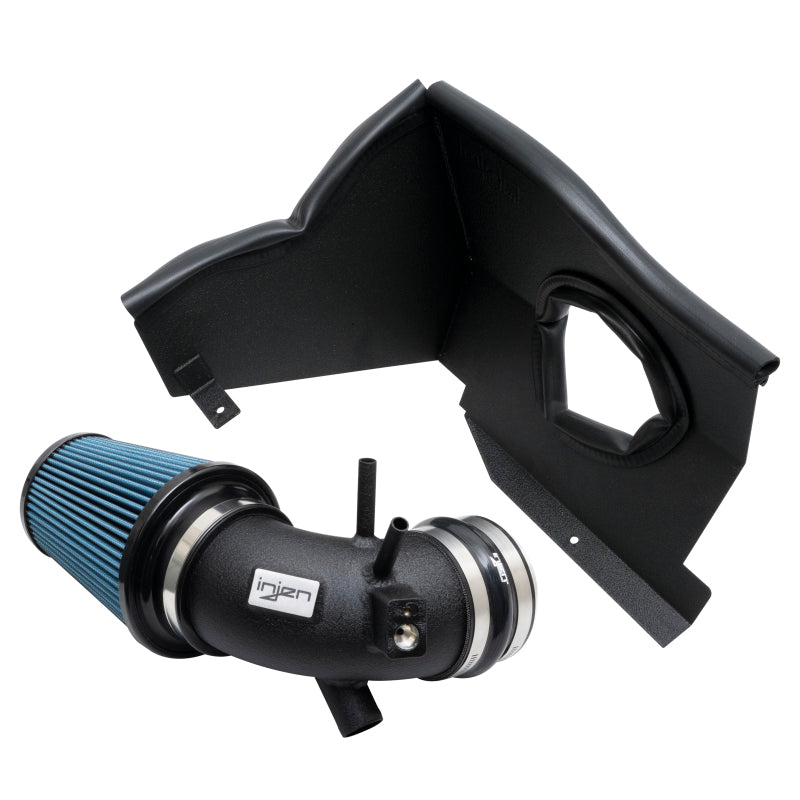Système d'admission réglé Injen 22-23 Kia Stinger 2,5 L Turbo L4 Wrinkle Black Short Ram