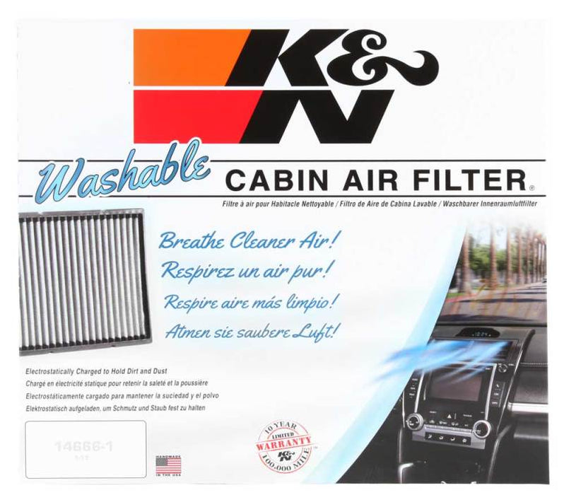 Filtre à air d'habitacle K&amp;N 11-16 Jeep Grand Cherokee / 11-16 Dodge Durango