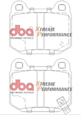 DBA 03-06 EVO / 04-09 STi / 03-07 350Z Track Edition/G35 avec plaquettes de frein arrière Brembo XP650