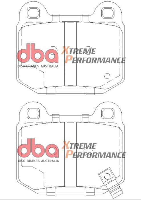 DBA 03-06 EVO / 04-09 STi / 03-07 350Z Track Edition/G35 avec plaquettes de frein arrière Brembo XP650