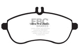 Plaquettes de frein avant EBC 12-14 Mercedes-Benz C250 (W204) 1.8 Turbo Yellowstuff