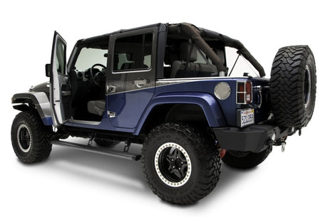 Marchepieds PowerStep 4 portes AMP Research 2007-2017 Jeep Wrangler JK - Noir