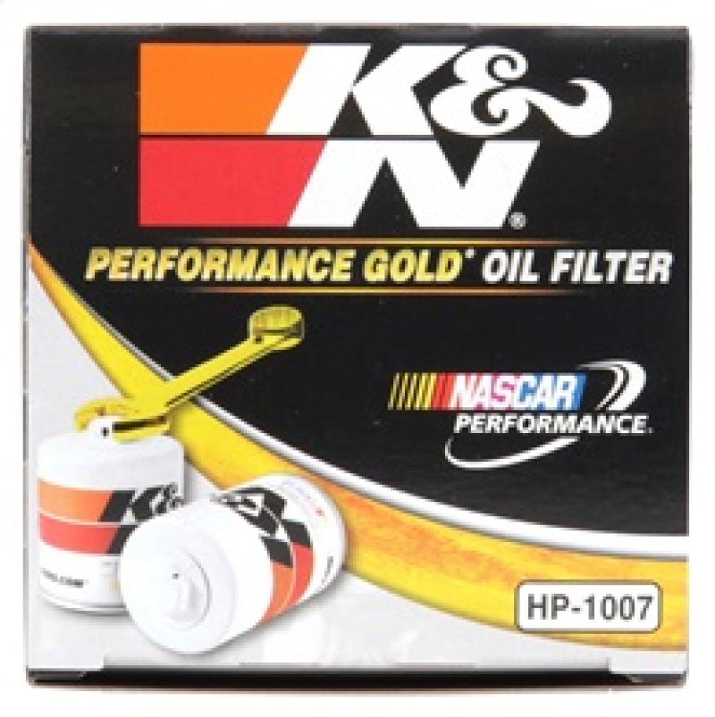 Filtre à huile K&amp;N Performance Gold pour Buick / Chevrolet / Oldsmobile