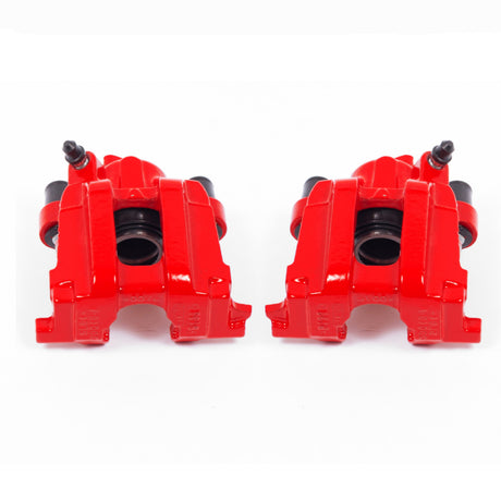 Étriers arrière rouges Power Stop 05-09 Ford Escape sans supports - Paire