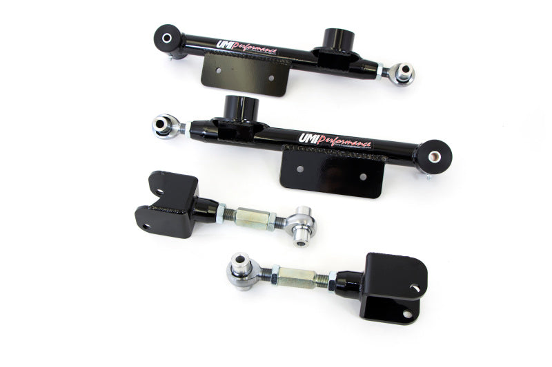 Kit de bras de suspension arrière supérieurs et inférieurs UMI Performance pour Ford Mustang 79-98