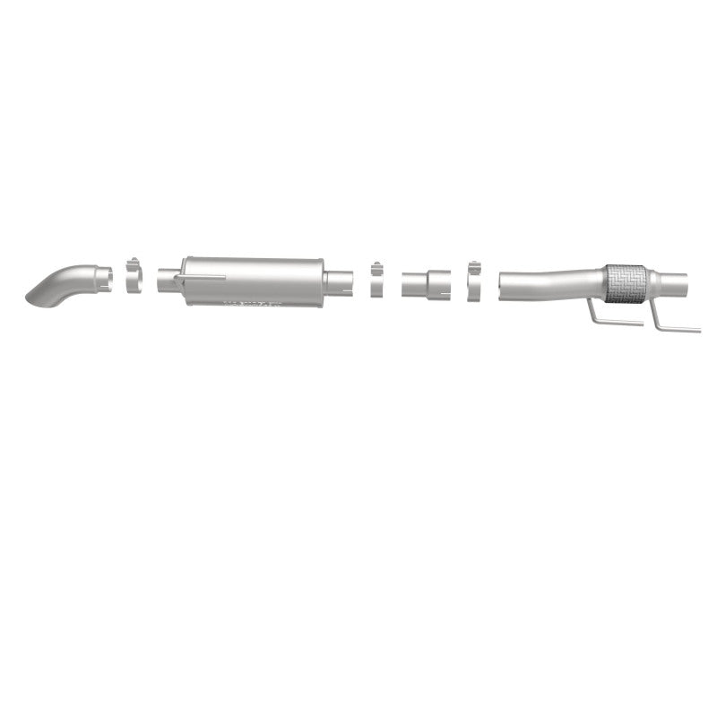 Cat-Back MagnaFlow, SS, 2,5/3 po, pneu avant-arrière rabattable 2015 Ford F150 2,7 L V6T Ext Cab