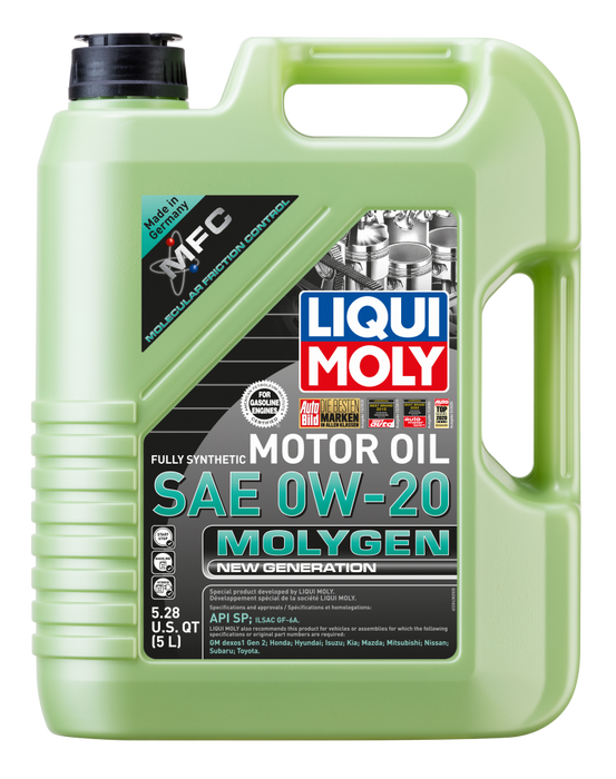 Huile moteur LIQUI MOLY 5L Molygen Nouvelle Génération SAE 0W20