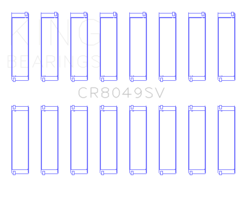 Jeu de coussinets de bielle King 08-11 BMW N62/N63/S63