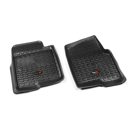 Revêtement de plancher avant Rugged Ridge noir pour Ford F-150/Raptor Regular/Extended/Super Crew 2011-2014