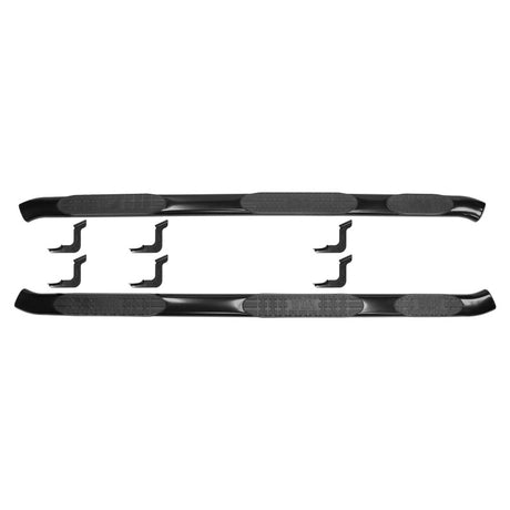 Westin 2007-2018 Toyota Tundra D-Cab (lit de 6,5 pieds) PRO TRAXX 5 WTW Barres de marche ovales Nerf - Noir