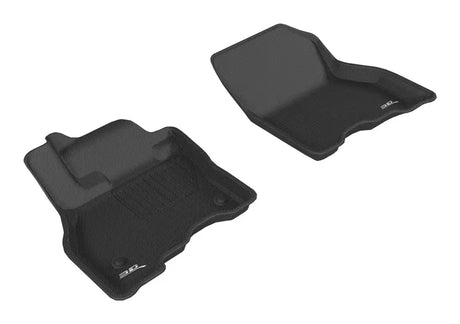 3D MAXpider 2013-2019 Nissan Leaf Kagu 1st Row Floormat - Black 3D MAXpider