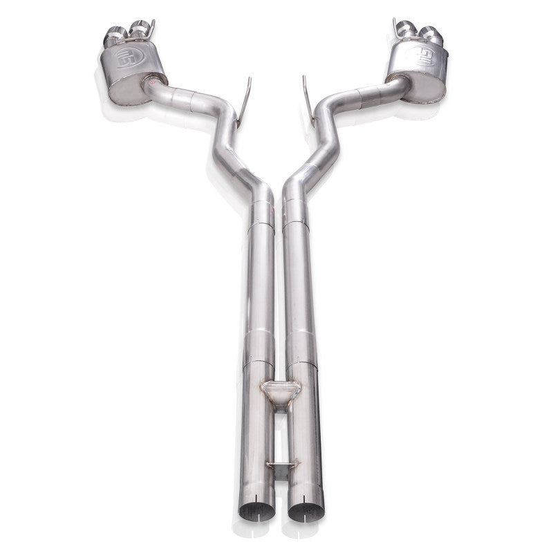 Échappement arrière de catalyseur Performance Connect Redline H-Pipe pour Ford Mustang GT 18+ en acier inoxydable