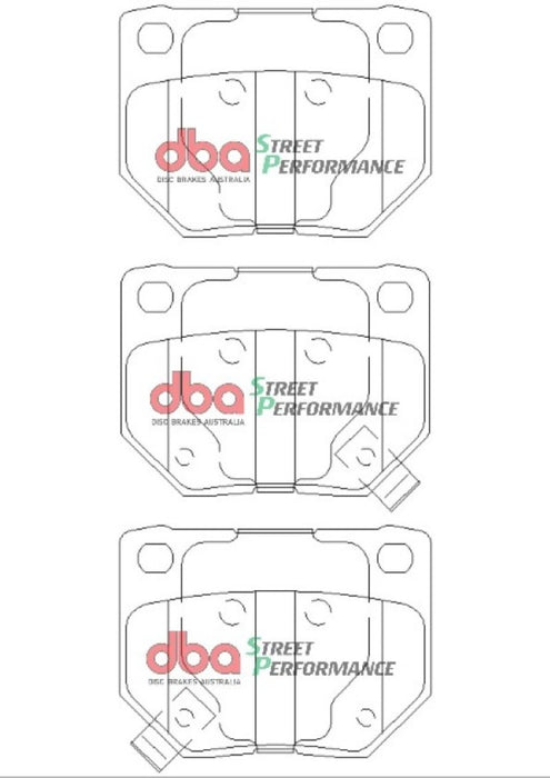 Plaquettes de frein arrière DBA 06-07 Subaru WRX SP500