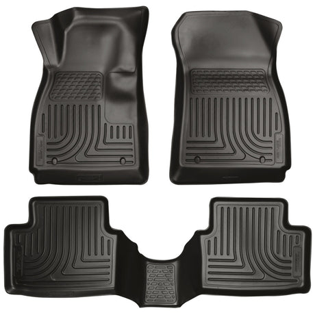 Revêtements de sol avant et 2e siège noirs Husky Liners 14 Chevrolet Impala Weatherbeater