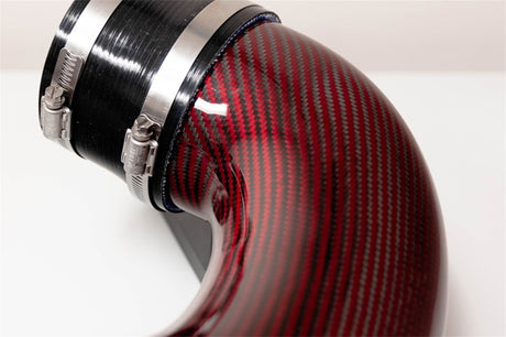 Prise d'air en fibre de carbone rouge pour Chevrolet Corvette C7 Z06 6,2 L V8 Corsa 15-19 (ne convient pas au ZR1)