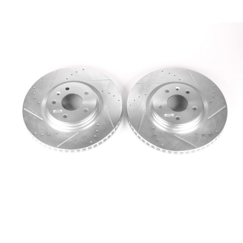 Disques de frein avant Power Stop 14-19 Chevrolet Corvette Evolution percés et fendus - Paire