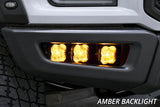 Kit de feux antibrouillard à LED Diode Dynamics 17-20 Ford Raptor SS3 - Jaune Pro