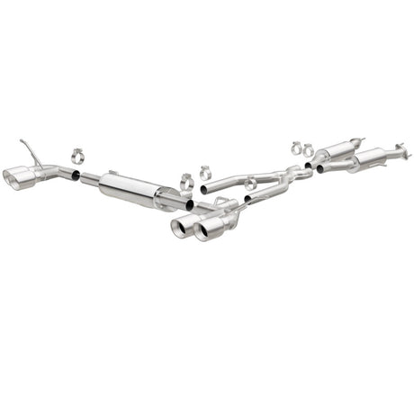 Cat Back MagnaFlow, SS, 2,5 po, pointe polie quadruple fendue de 4 po 14-15 Jeep Grand Cherokee 3,6 L/5,7 L V6/V8