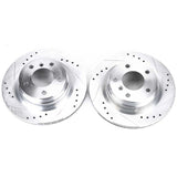 Disques de frein arrière Power Stop 2006 BMW 325i Evolution percés et fendus - Paire
