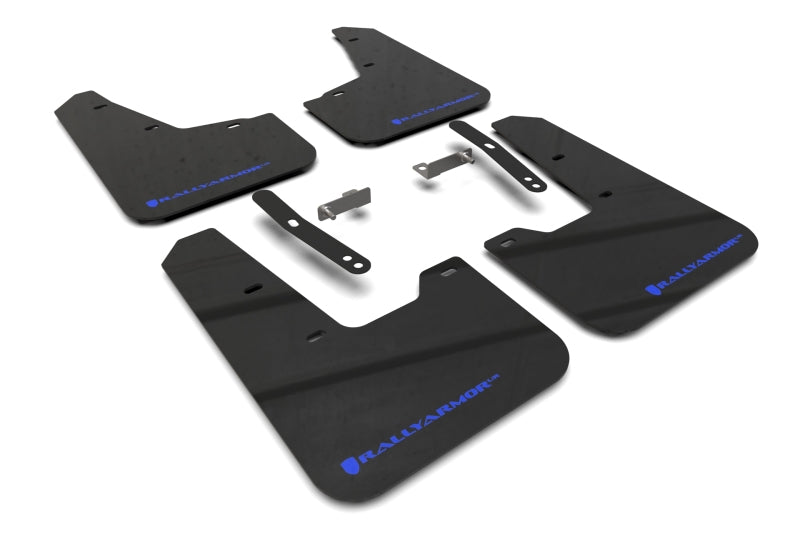 Rally Armor 23-25 Kia Niro SG2 Black UR Mud Flap Blue Logo