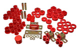 Ensemble de bagues principales Hyper-Flex rouges pour Jeep CJ/CJ7 76-79 Energy Suspension