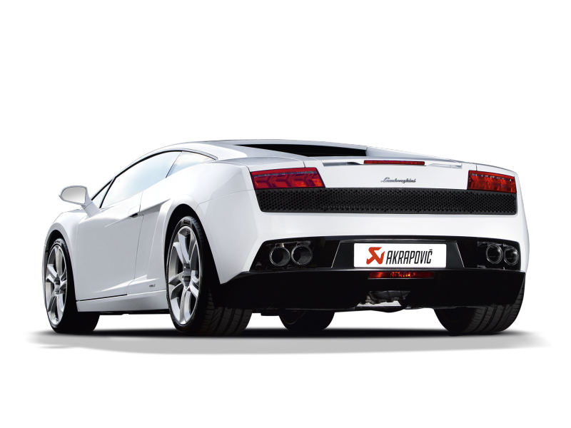 Ligne Slip-On Akrapovic 09-14 Lamborghini Gallardo LP 550-2 Coupé (Titane) (Embouts requis)