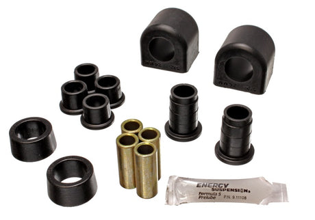 Ensemble de bagues de barre stabilisatrice avant noires de 26 mm pour Chevrolet Corvette 84-87 d'Energy Suspension (liens d'extrémité inclus)