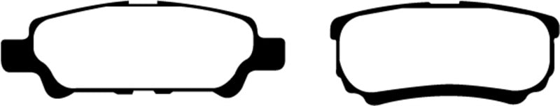 Plaquettes de frein arrière Redstuff EBC 11-14 Chrysler 200 2.4