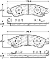 Plaquettes de frein StopTech Performance