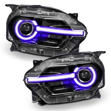 Oracle 2021 Ford Bronco Sport RGB+W Headlight DRL + Halo  - ColorSHIFT w/ RF Controller