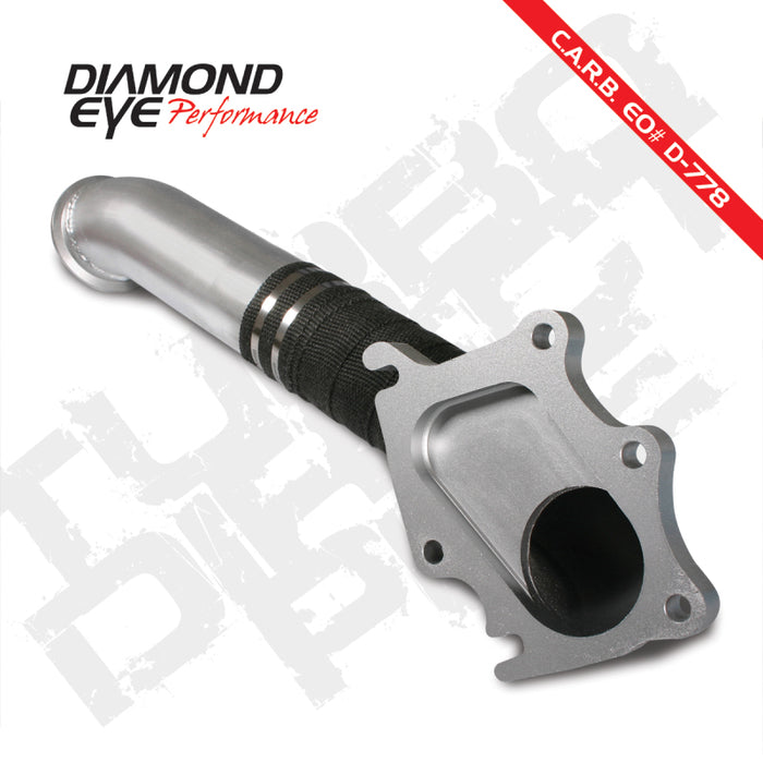 Diamond Eye TURBO-DIRECT 3 pouces AL CHEVY LB7 DURAMAX 01-04 5 BTWN TURBO &amp; F PIPE JAUGE DE TRANSMISSION MOD REQ