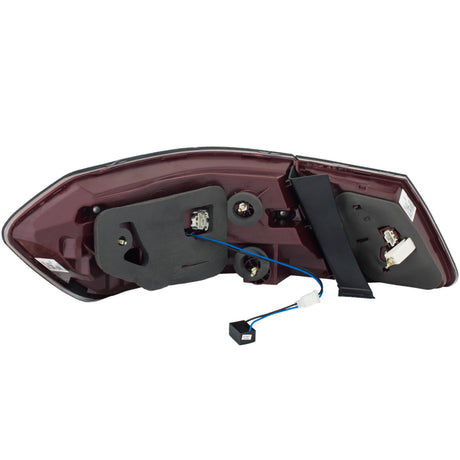 Feux arrière à LED ANZO 2010-2013 Mercedes Benz Classe E W212 Rouge/Clair