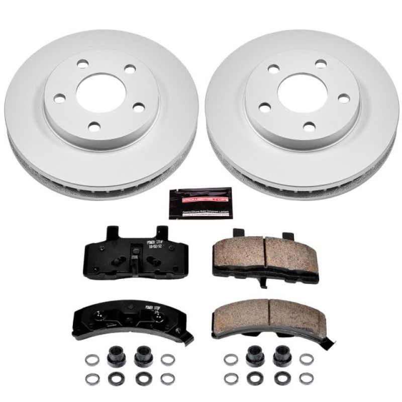 Kit de freins à revêtement Geomet Z17 Evolution pour châssis commercial Cadillac Power Stop 91-93