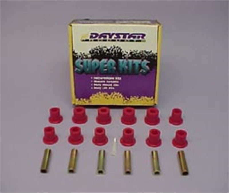 Daystar 1969-1993 Dodge Ramcharger 4WD - Kit de bagues d'œil de ressort avant (avec œillet de 1 1/4 po)