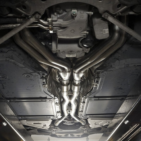 Collecteurs d'échappement Corvette 6,2 L 2014-18 en acier inoxydable, primaires de 2 pouces avec catalyseurs à haut débit X-Pipe
