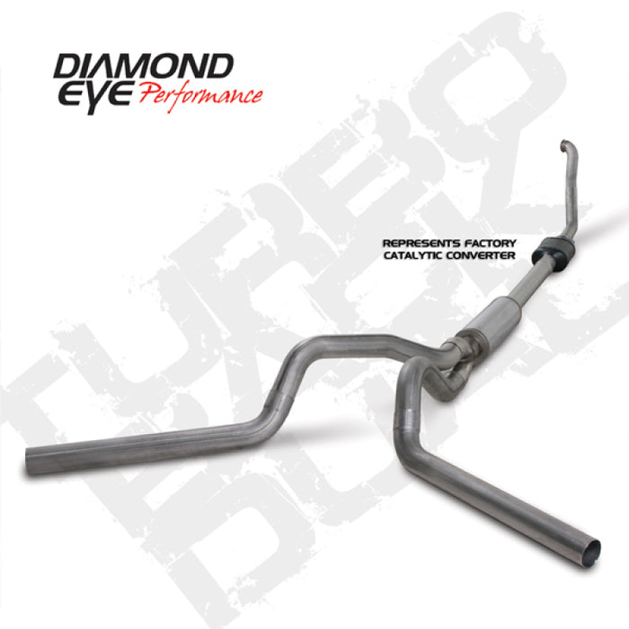 KIT Diamond Eye 4 po TB DUAL SS : 94-97 FORD 7,3 L F250/F350 PWRSTROKE NFS AVEC CARBURANT ÉQUIVALENT STDS