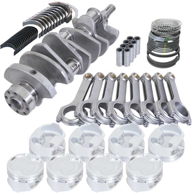 Kit d'assemblage rotatif de culasses à 4 soupapes Eagle Ford 4,6 L avec poutre en H de 5,950 po - alésage de + 0,020