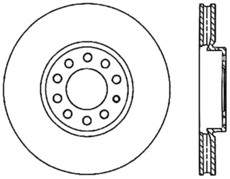 Disque de frein sport fendu et percé StopTech