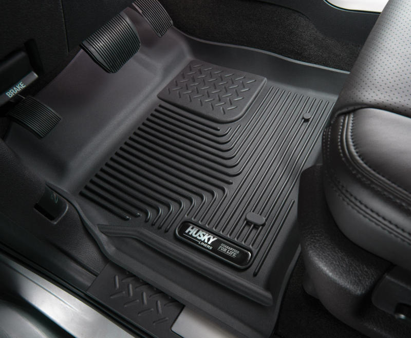 Revêtements de sol noirs Husky Liners 07-12 GM Silverado/Tahoe/Suburban/Escalade X-Act Contour (2e siège)