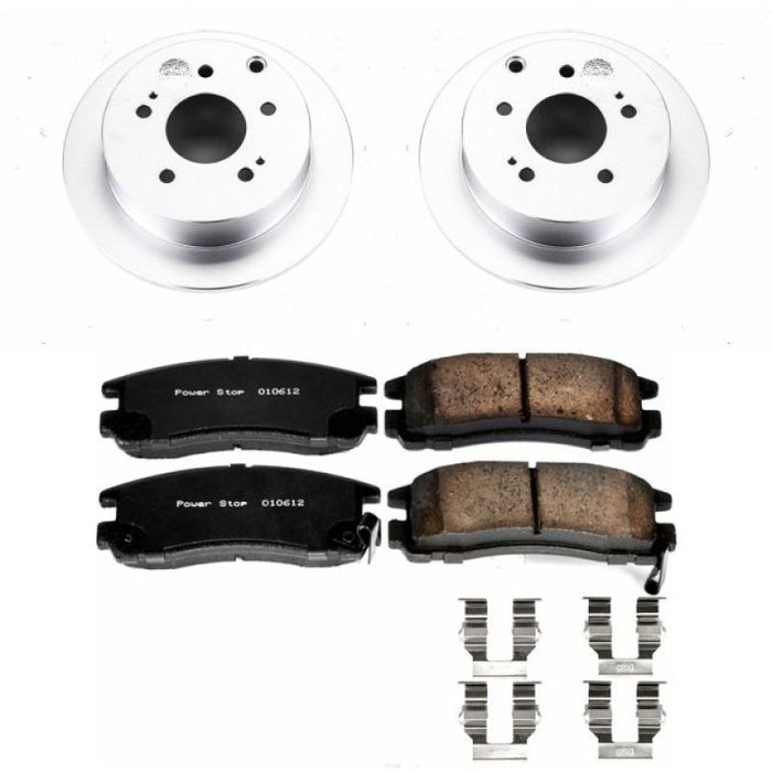 Kit de freins arrière Power Stop 06-12 Mitsubishi Eclipse Z17 Evolution Geomet avec revêtement