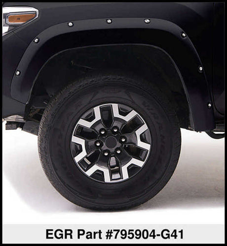 Élargisseurs d'ailes boulonnés EGR 16+ Nissan Titan XD - Ensemble - Noir métallisé