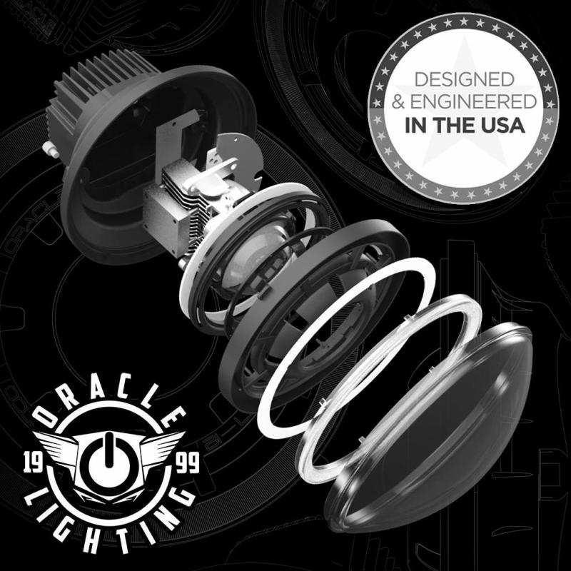 ORACLE Lighting 0718 Jeep Wrangler JK Oculus 7 pouces Switchback BiLED Projecteur Phares VOIR LA GARANTIE