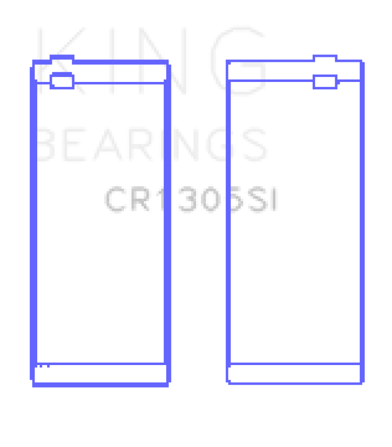 King 03-15 Dodge Cummins Diesel 5.9L L6 (taille STD) Roulement de bielle fissuré (doit être commandé 6 pour le jeu)