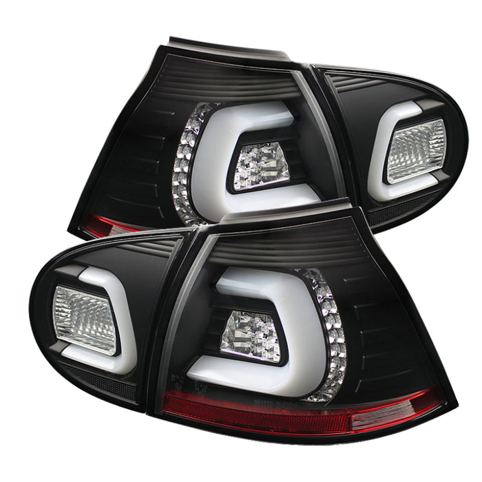 Spyder Volkswagen Golf V 06-09 CLIGNOTANTS À LED Feux arrière à LED Noir ALT-YD-VG03-LED-BK