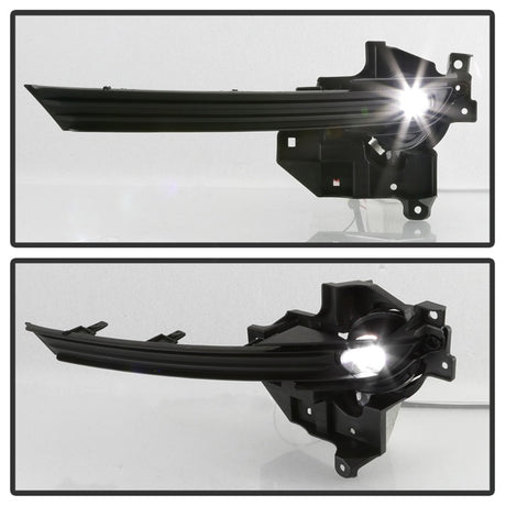 Feu antibrouillard à LED de style OEM Spyder 17-18 avec interrupteur pour Mazda CX-5 - Transparent (FL-MCX52017-LED-C)