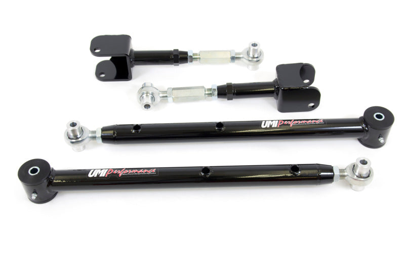 Kit de bras de suspension supérieur et inférieur réglables UMI Performance 64-67 GM A-Body